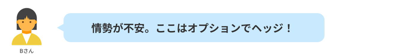 情勢が不安。ここはオプションでヘッジ!