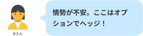 情勢が不安。ここはオプションでヘッジ!