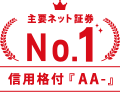 信用格付は「AA-」MUFGグループならではの信頼感