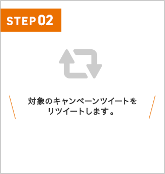 対象のキャンペーンページツイートをリツイートします！これで完了です！