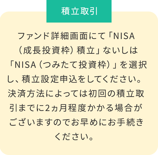 積立取引