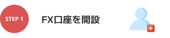 STEP 1 FX口座を開設