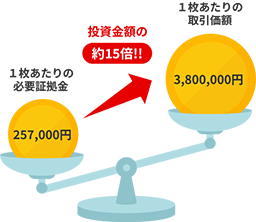 投資金額の約20倍