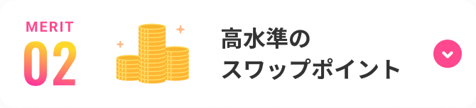 高水準のスワップポイント