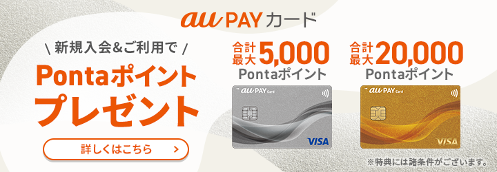 合計最大10,000Pontaポイント