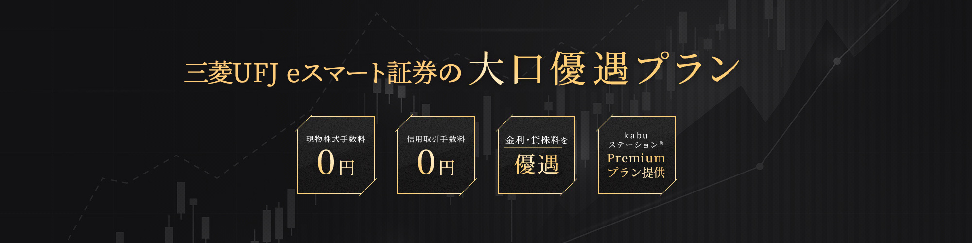 三菱UFJ eスマート証券の大口優遇プラン