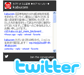 「カブついったー(Twitter)」とは