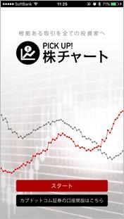 PICK UP! 株チャート™画面キャプチャー1
