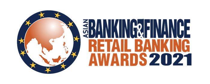 「Asian Banking & Finance Retail Banking Awards 2021」受賞ロゴ
