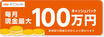 毎月現金最大100万円キャッシュバック