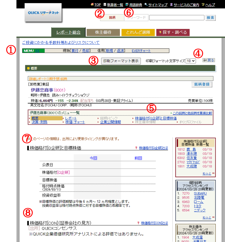 トップページ画面構成