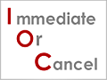 IOC注文（immediate or cancel）