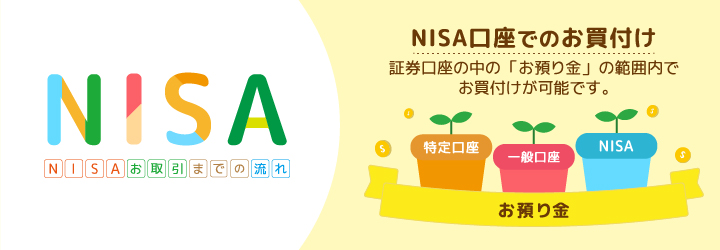 NISA お取引までの流れ