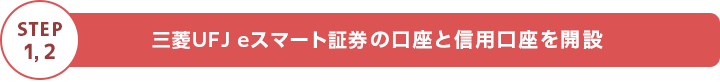 STEP1,2 auカブコム証券の口座と信用口座を開設