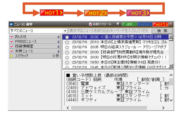 HOTキーの設定(2)