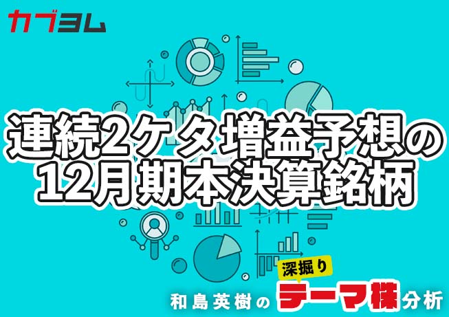 一足早く2023を予想！？連続2ケタ増益予想の12月期本決算銘柄
