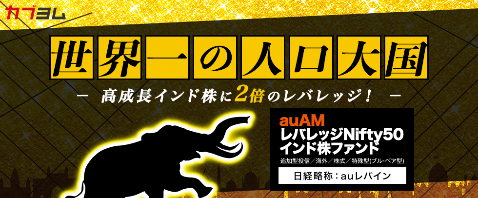 高成長インド株に2倍のレバレッジ！