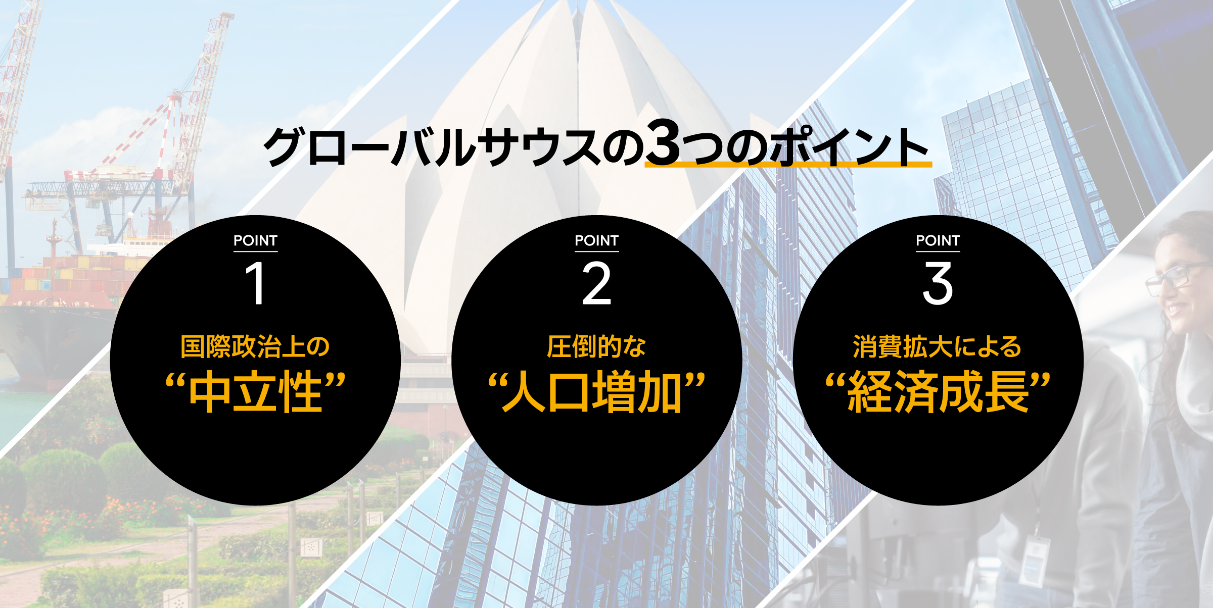 グローバルサウスの３つのポイント