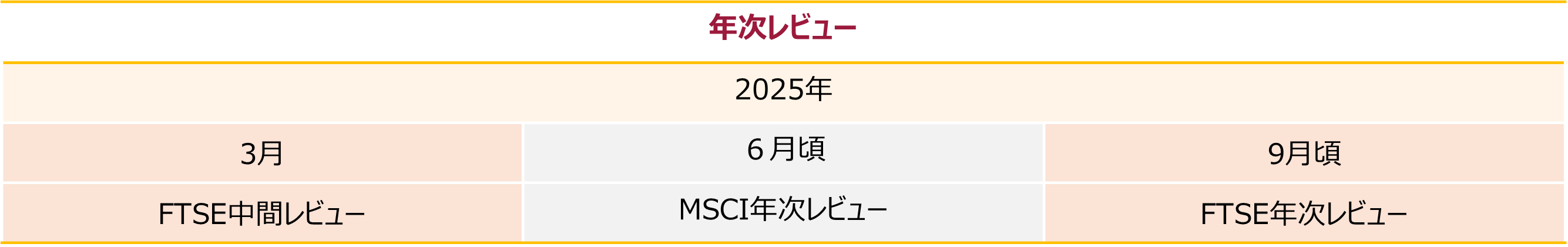 年次レビュー