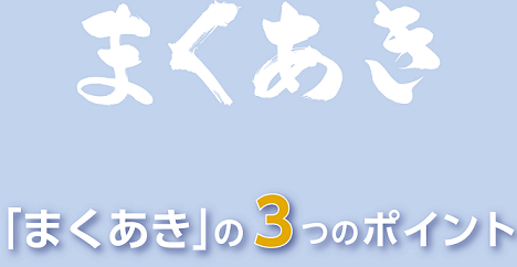 3つのポイント